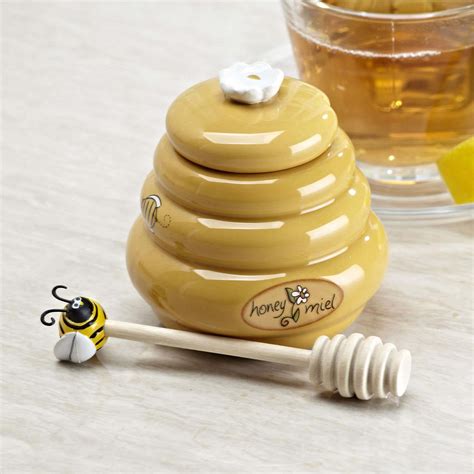 Joie Beehive Honey Jar With Dipper Kitchen Stuff Plus