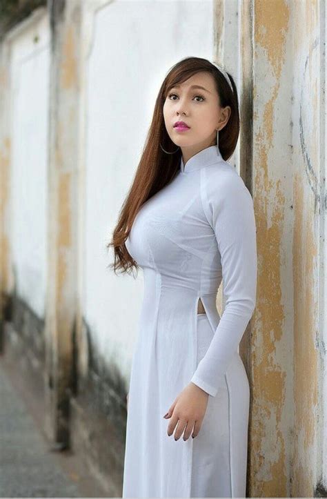 Ao Dai Beautiful Asian Women Girls Long Dresses Vietnamese Dress Fit Women Long Hair Styles