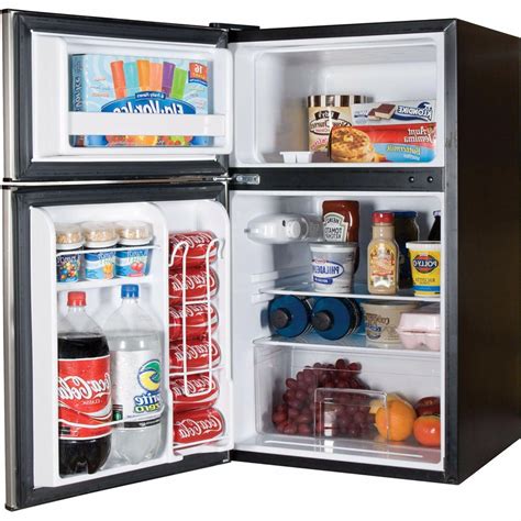 Compact Refrigerator Mini Freezer 2 Door College Home