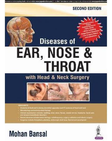 Diseases Of Ear Nose And Throat With Head And Neck Surgery