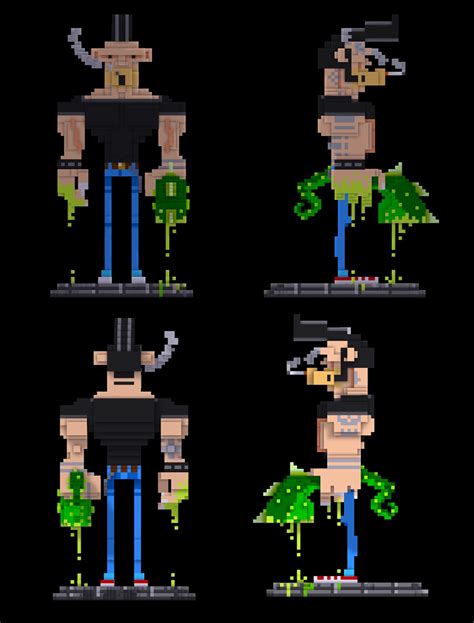 Redesigning My Character In Voxel Pixel Art Rotoscope Rock