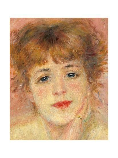 Portrait Of The Actress Jeanne Samary Prints Pierre Auguste Renoir