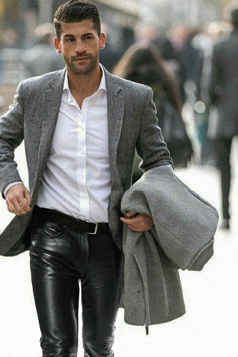 All You Need Is Leather Mens Leather Clothing Mens Leather Pants Mens Outfits
