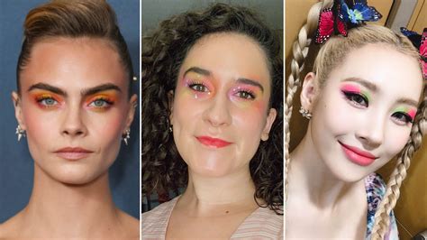 red under eye makeup trend tutorial pics