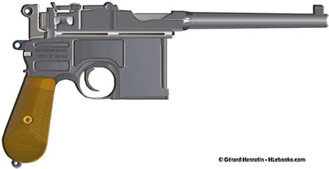 German Mauser C96 Pistol 1916
