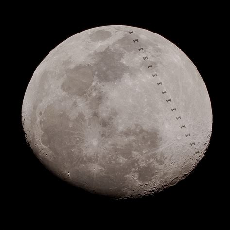 Moon From International Space Station