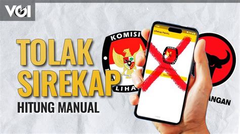 Pdip Surati Kpu Tolak Hasil Hitung Sirekap Minta Hitung Manual