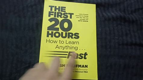 The First 20 Hours How To Learn Anything Fast By Josh Kaufman