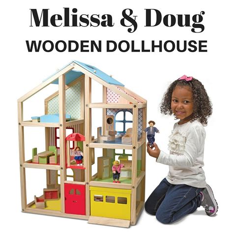 Melissa And Doug 3 Story Wooden Dollhouse Best Ts Top