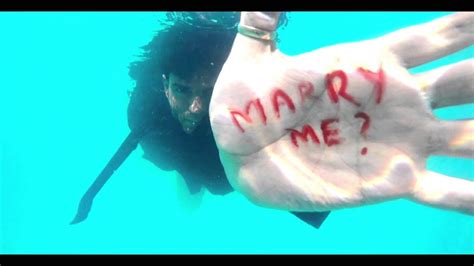 The Underwater Proposal Official Video Sanjiv And Gitika Save The Date 1st March 2016