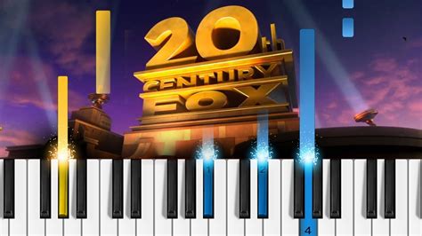 20th Century Fox Fanfare Piano Tutorial Piano Cover Youtube