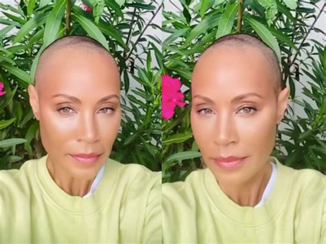 jada pinkett smith sparks praise and support after debuting shaved head amid hair loss the