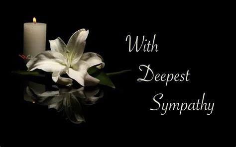 With Deepest Sympathy Picra