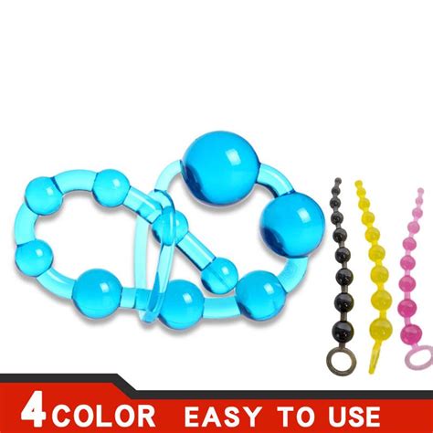 Smoo Anal Beads Sex Toys For Womenmen Gay Plug Play Pull Ring Ball Anal Stimulator Butt Beads G