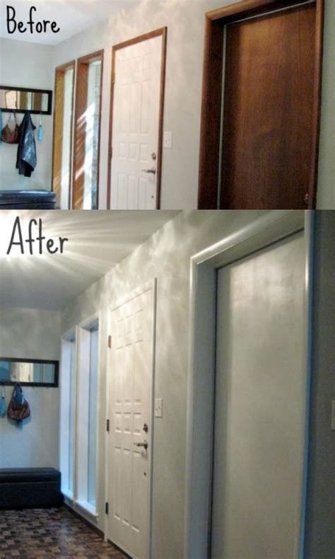 Lightly sand the entire door with sand paper 3. Remodelaholic | How to Install Molding and Trim on Arched ...