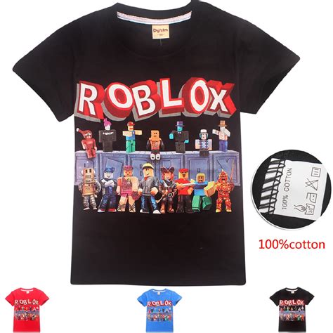 Roblox, free and safe download. Roblox Cartoon Kids Summer Tops Fashion Children Boys ...