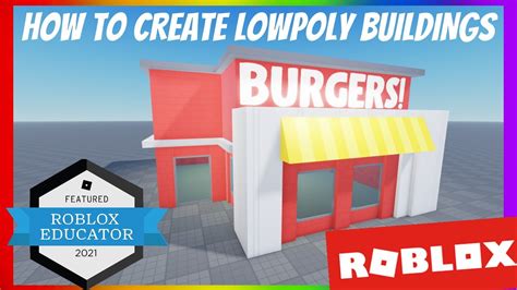How To Make Low Poly Buildings 2021 Roblox Blender Tutorial