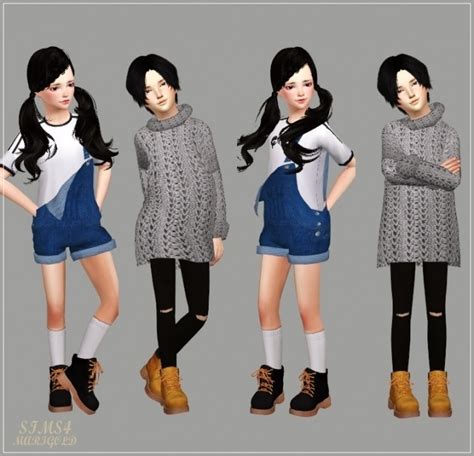 Child Hiking Boots At Marigold Sims 4 Updates F36