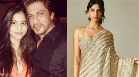 Shah Rukh Khan Is Awestruck By Daughter Suhana Khan In Gorgeous Golden Saree ‘the Speed At