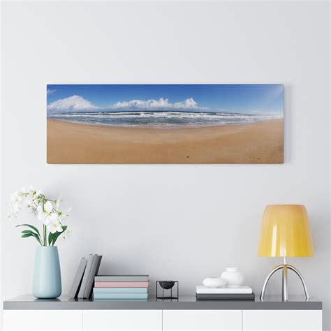 Ormond Beach Panorama Canvas Wall Art Honeybaras Fun Prints