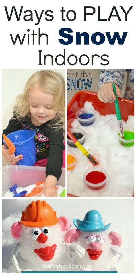 Indoor Snow Play For Kids Winter Activities Preschool Winter