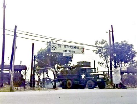 Entrance To The 90th Replacement Battalion In Long Binh 24 June 1971