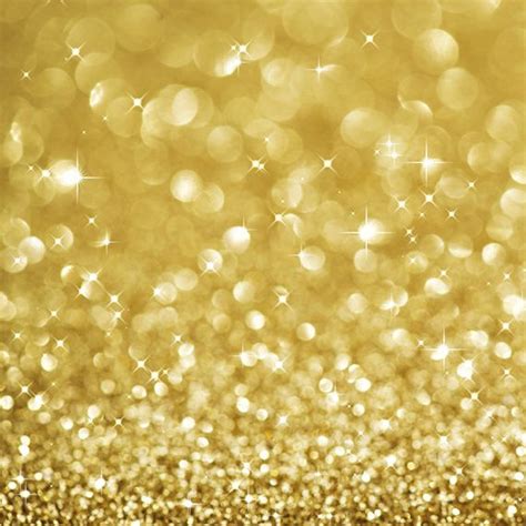 4ft X 4ft Gold Bokeh Twinkly Lights And Stars By Mybackdropshack Gold