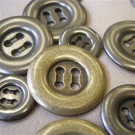 24mm Round Metal Button
