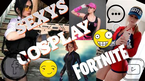 Sexy Thicc Fortnite Skins In Real Life Los Mejores Cosplay De Fornite Youtube