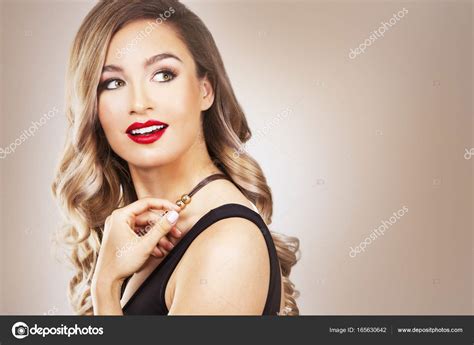 Fashion Woman With Perfect Skin Wearing Dramatic Makeup Stock Photo By