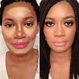 Pictures of African American Nose Contouring Makeup