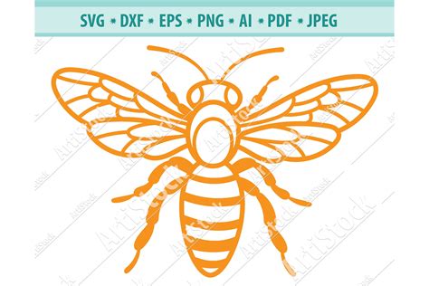 Bees SVG PNG DXF Digital Cutting Filequeen Bee Svghoney Bee Svgbumble