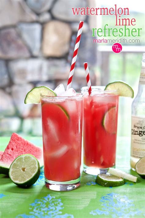 Watermelon Lime Refresher Marla Meridith
