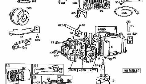 ENGINE Diagram & Parts List for Model 917383161 Craftsman-Parts Walk