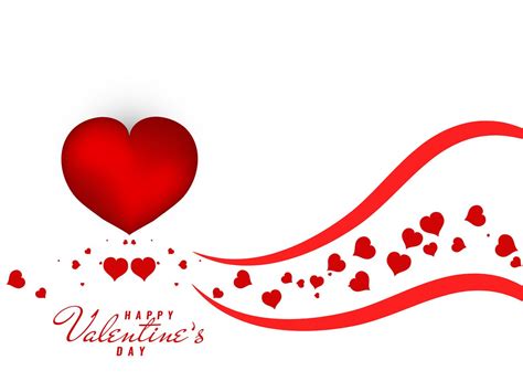 Abstract Lovely Happy Valentines Day Background 272313 Vector Art At