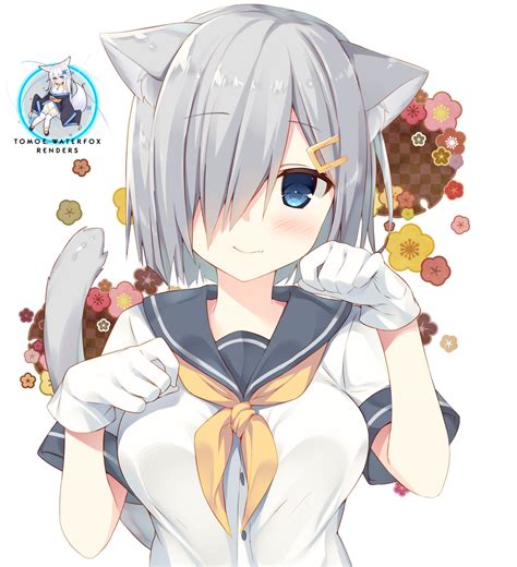 Hamakaze Neko Kantai Collection By Tomoe Waterfox On Deviantart