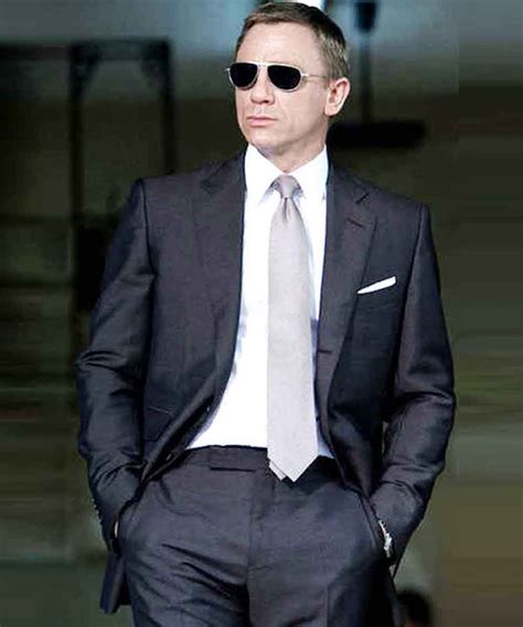Buy James Bond Charcoal Grey Suit This Daniel Craig Quantum Of Solace