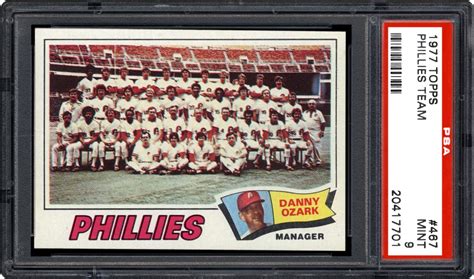1977 Topps Phillies Team Psa Cardfacts