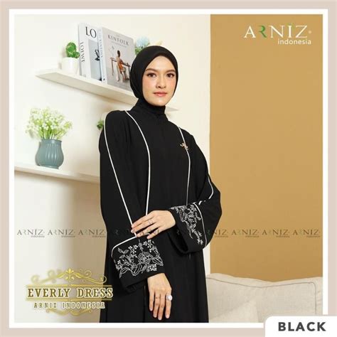 Jual Everly Dress By Arniz Collection Dress Only Shopee Indonesia
