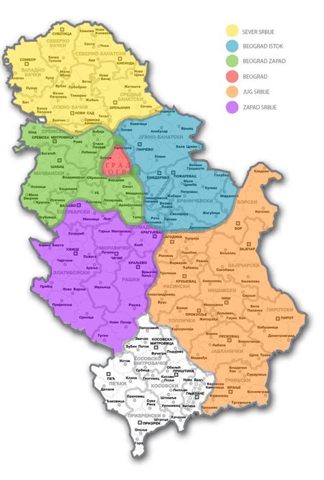 Geografska Karta Srbije