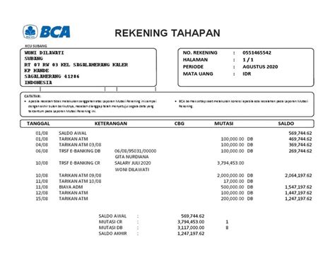 Cara Cetak Rekening Koran Tanpa Buku Tabungan Vrogue Co