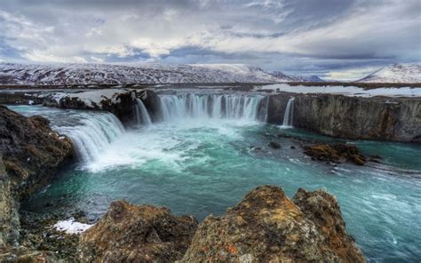 Icelandwaterfallsgodafoss Hd Wallpapers