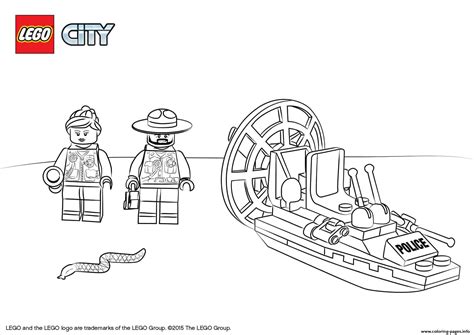 Gratis printbare kleurplaten met grote variëteit in thema's om uit te printen en in te kleuren. Lego City Swamp Police Starter Set Coloring Pages Printable