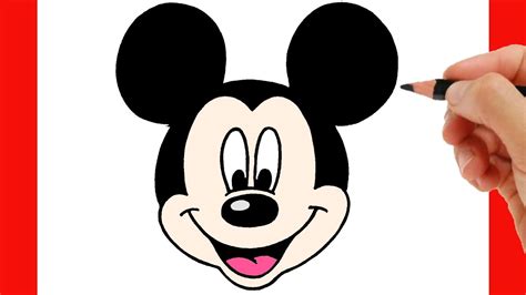 How To Draw Mickey Mouse Easy Step By Step Youtube