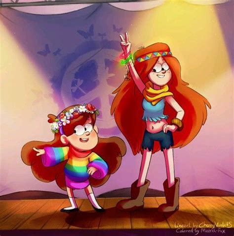 Mabel And Wendy Gravity Falls Gravity Falls Art Gravity Falls Reverse Gravity Falls