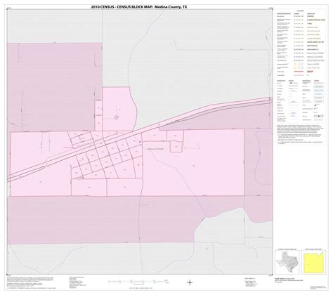 2010 Census County Block Map Medina County Inset E01 The Portal To