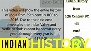 #Indian #History #Timelapse Know who ruled india since 29th Century BC ...