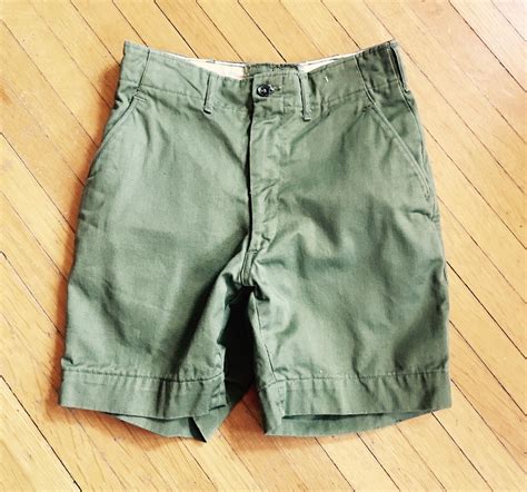 Vintage 1950s Boy Scouts Of America Olive Green Shorts Size Etsy