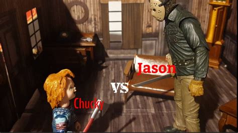 Jason Voorhees Vs Chucky Stop Motion Remake Youtube