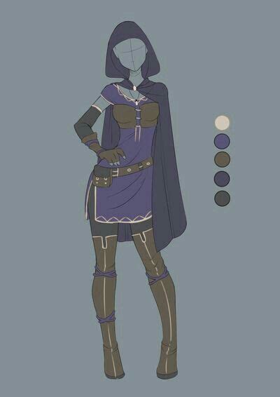 Fantasy Outfits Drawing Clothes Character Outfits